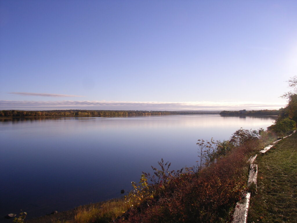 Saint John River New Brunswick Canada Bay of Fundy