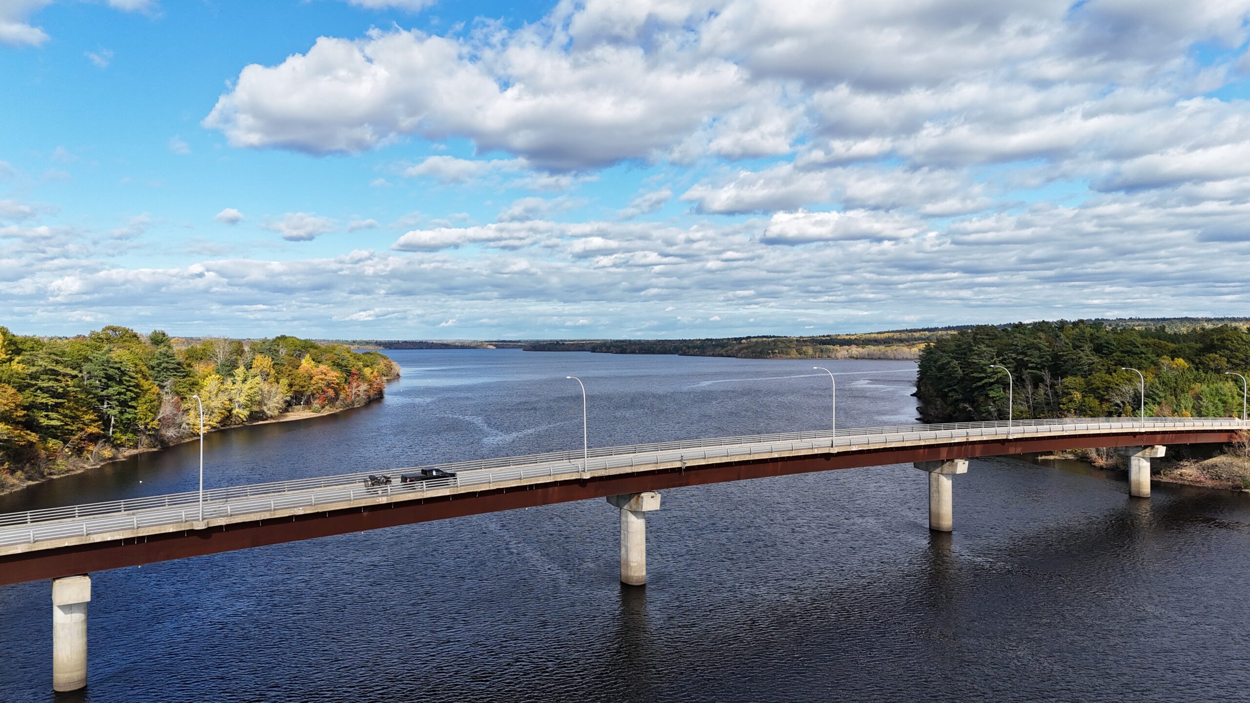 Washademoak Lake, NB. Cambridge-Narrows Bridge