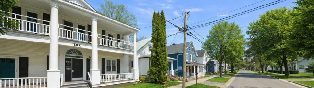 Town Plat Downtown Fredericton Heritage Homes Neighbourhood