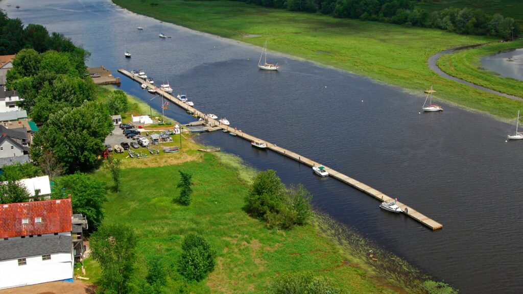 Gagetown Marina and Saint John Wolastoq River