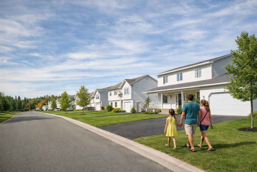 Typical Street in Oromocto